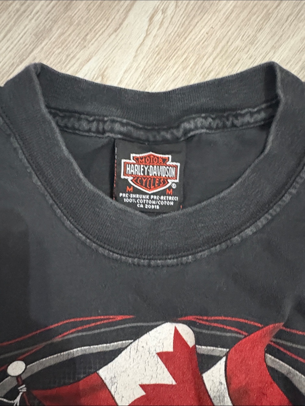 Vintage Harley-Davidson Graphic Whitehorse Yukon Canada Eagle Tee - Picture 3 of 3